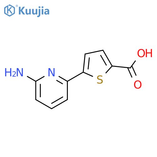 2-Thiophenecarboxylic acid, 5-(6-amino-2-pyridinyl)- structure