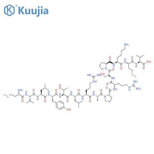 L-Valine,L-methionyl-L-valyl-L-leucyl-L-tyrosyl-L-threonyl-L-leucyl-L-arginyl-L-alanyl-L-prolyl-L-arginyl-L-seryl-L-prolyl-L-lysyl-L-methionyl- structure