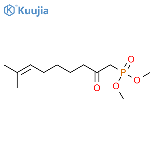PHOSPHONIC ACID, (8-METHYL-2-OXO-7-NONENYL)-, DIMETHYL ESTER structure