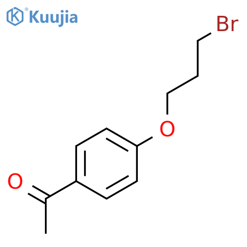 ETHANONE, 1-[4-(3-BROMOPROPOXY)PHENYL]- structure