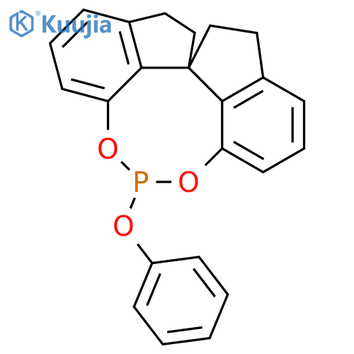 Diindeno[7,1-de:1',7'-fg][1,3,2]dioxaphosphocin,10,11,12,13-tetrahydro-5-phenoxy-, (11aR)- structure