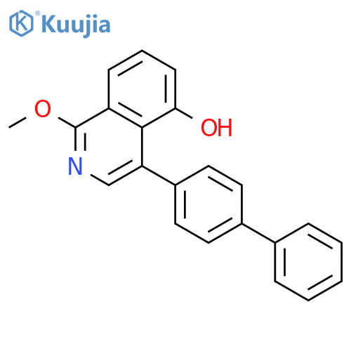 5-Isoquinolinol, 4-[1,1'-biphenyl]-4-yl-1-methoxy- structure