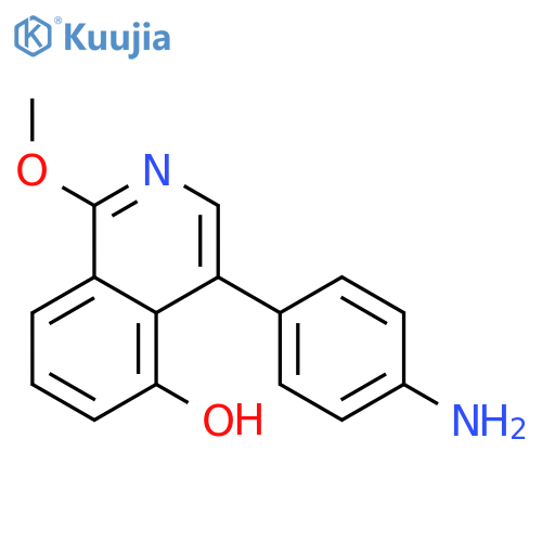 5-Isoquinolinol, 4-(4-aminophenyl)-1-methoxy- structure