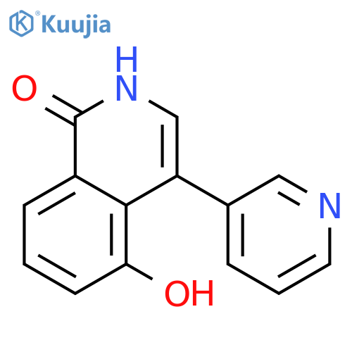 1(2H)-Isoquinolinone, 5-hydroxy-4-(3-pyridinyl)- structure