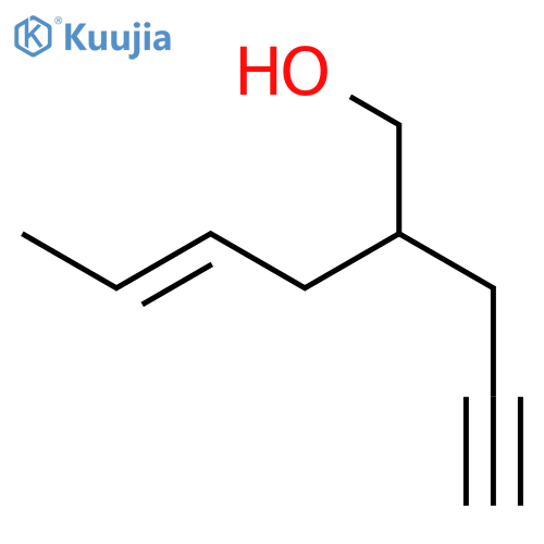 4-Hexen-1-ol, 2-(2-propynyl)- structure
