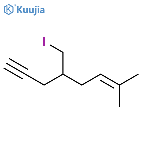 6-Octen-1-yne, 4-(iodomethyl)-7-methyl- structure