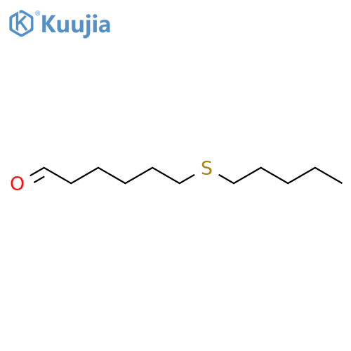 Hexanal, 6-(pentylthio)- structure