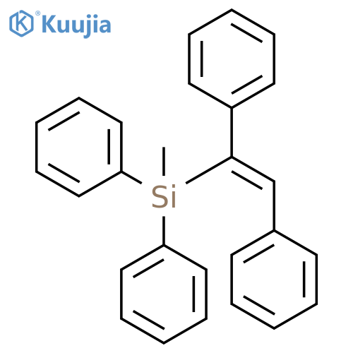 Silane, [(1Z)-1,2-diphenylethenyl]methyldiphenyl- structure
