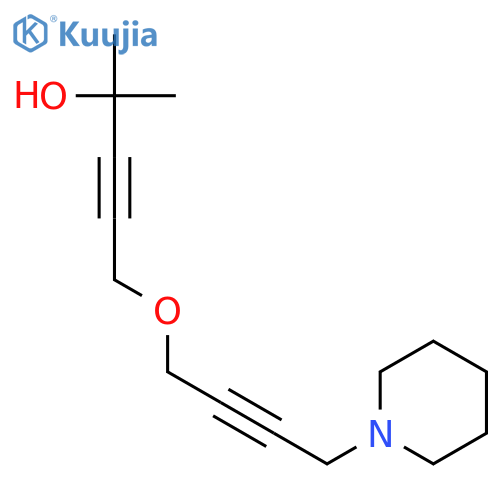 3-PENTYN-2-OL, 2-METHYL-5-[[4-(1-PIPERIDINYL)-2-BUTYNYL]OXY]- structure