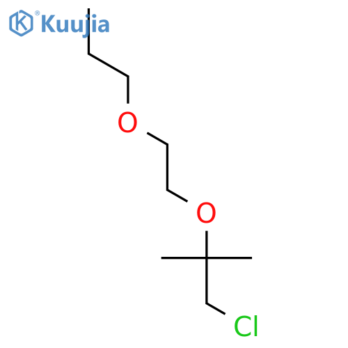 Propane, 1-chloro-2-methyl-2-(2-propoxyethoxy)- structure