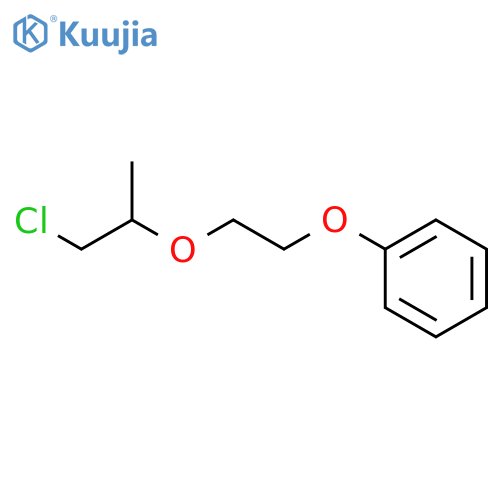Benzene, [2-(2-chloro-1-methylethoxy)ethoxy]- structure