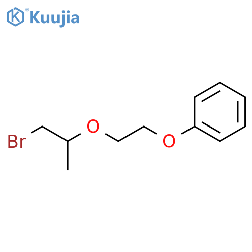 Benzene, [2-(2-bromo-1-methylethoxy)ethoxy]- structure