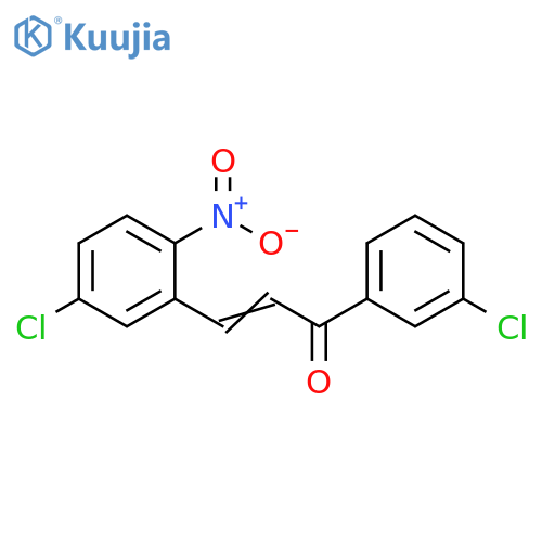 2-Propen-1-one, 3-(5-chloro-2-nitrophenyl)-1-(3-chlorophenyl)- structure