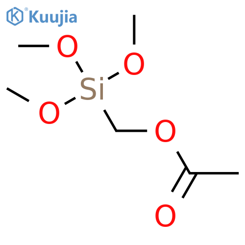 Methanol,1-(trimethoxysilyl)-, 1-acetate structure