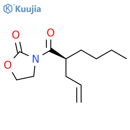 2-Oxazolidinone, 3-[(2S)-1-oxo-2-(2-propenyl)hexyl]- structure