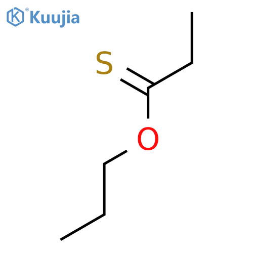 Propanethioic acid, O-propyl ester structure