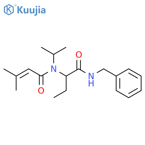 2-Butenamide,3-methyl-N-(1-methylethyl)-N-[1-[[(phenylmethyl)amino]carbonyl]propyl]- structure