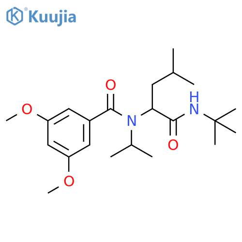 Benzamide,N-[1-[[(1,1-dimethylethyl)amino]carbonyl]-3-methylbutyl]-3,5-dimethoxy-N-(1-methylethyl)- structure
