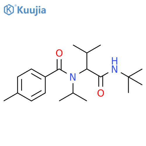 Benzamide,N-[1-[[(1,1-dimethylethyl)amino]carbonyl]-2-methylpropyl]-4-methyl-N-(1-methylethyl)- structure