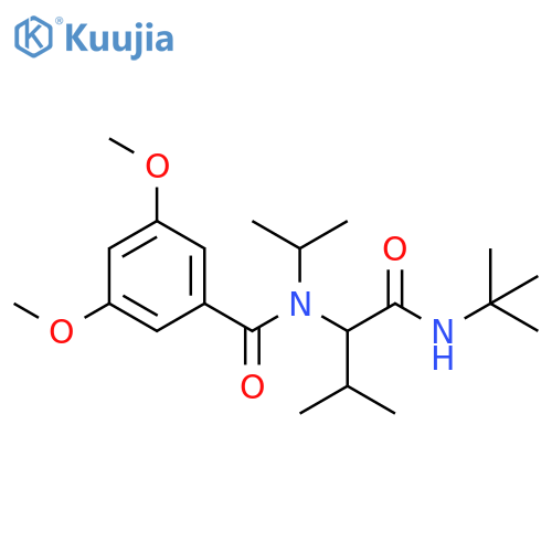 Benzamide,N-[1-[[(1,1-dimethylethyl)amino]carbonyl]-2-methylpropyl]-3,5-dimethoxy-N-(1-methylethyl)- structure