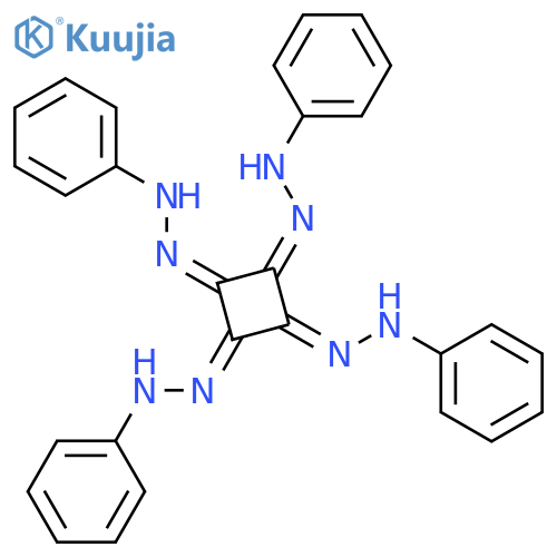Cyclobutanetetrone, tetrakis(phenylhydrazone) structure