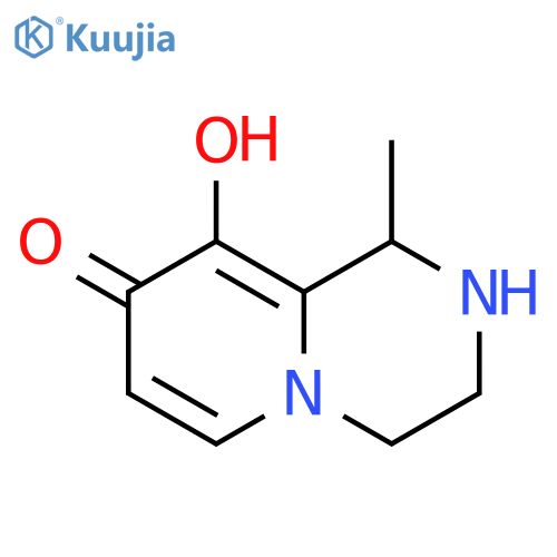 8H-PYRIDO[1,2-A]PYRAZIN-8-ONE, 1,2,3,4-TETRAHYDRO-9-HYDROXY-1-METHYL- structure