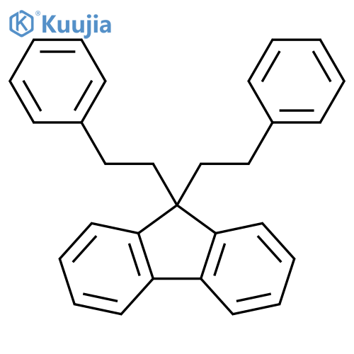 9H-Fluorene, 9,9-bis(2-phenylethyl)- structure