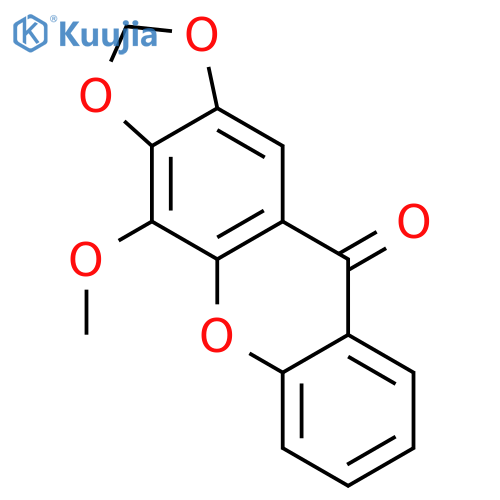 4-Methoxy-2,3-methylendioxy-xanthon structure