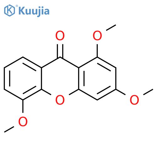 9H-Xanthen-9-one, 1,3,5-trimethoxy- structure