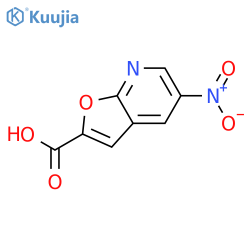 5-Nitrofuro[2,3-b]pyridine-2-carboxylic acid structure