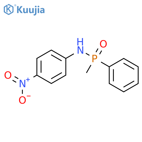 PHOSPHINIC AMIDE, P-METHYL-N-(4-NITROPHENYL)-P-PHENYL- structure