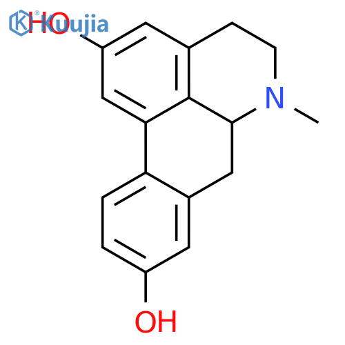 4H-Dibenzo[de,g]quinoline-2,9-diol, 5,6,6a,7-tetrahydro-6-methyl- structure