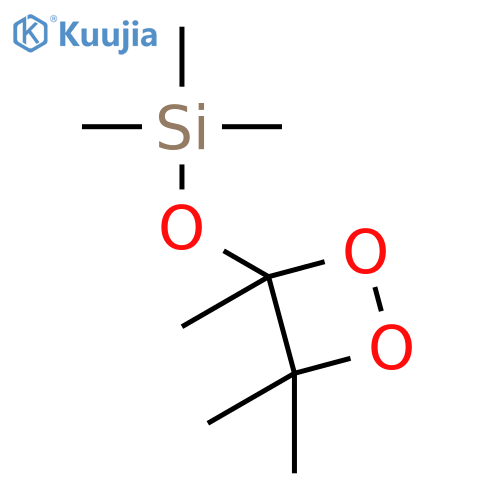 SILANE, TRIMETHYL[(3,4,4-TRIMETHYL-1,2-DIOXETAN-3-YL)OXY]- structure