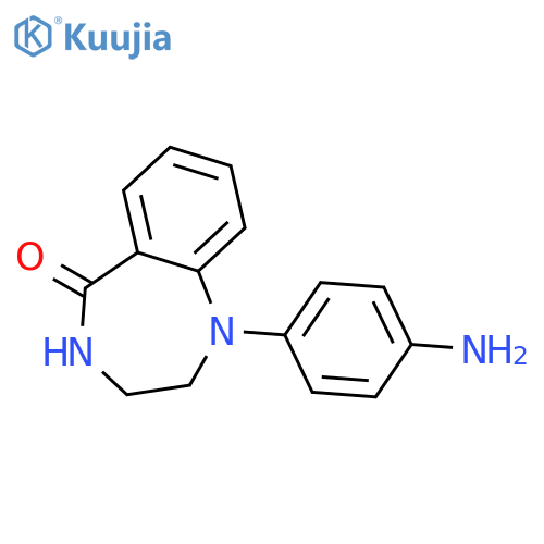 5H-1,4-Benzodiazepin-5-one, 1-(4-aminophenyl)-1,2,3,4-tetrahydro- structure