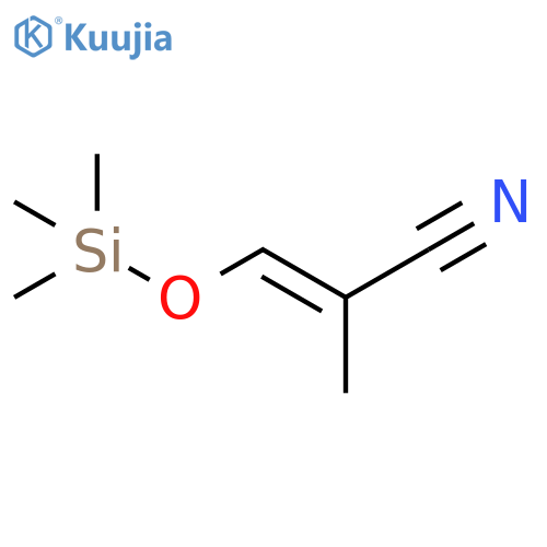 2-PROPENENITRILE, 2-METHYL-3-[(TRIMETHYLSILYL)OXY]- structure