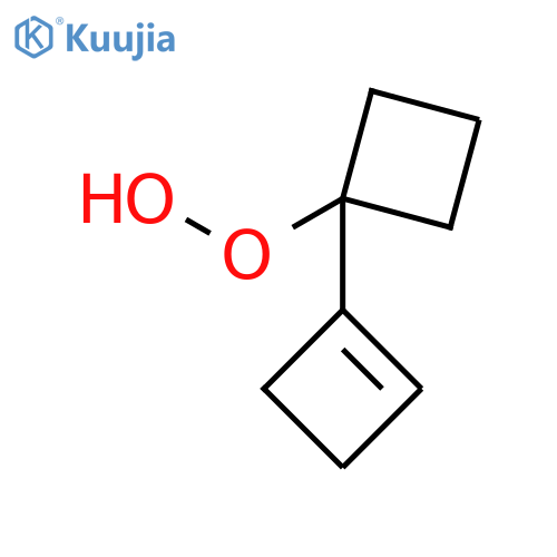 Hydroperoxide, 1-(1-cyclobuten-1-yl)cyclobutyl structure