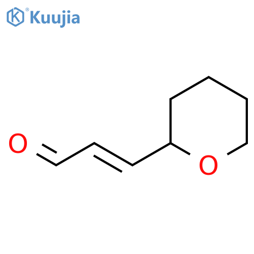 2-Propenal, 3-(tetrahydro-2H-pyran-2-yl)- structure