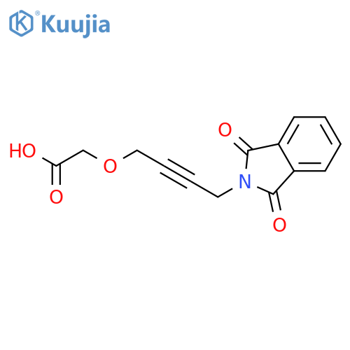 ACETIC ACID, [[4-(1,3-DIHYDRO-1,3-DIOXO-2H-ISOINDOL-2-YL)-2-BUTYNYL]OXY]- structure