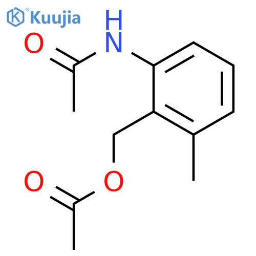 ACETAMIDE, N-[2-[(ACETYLOXY)METHYL]-3-METHYLPHENYL]- structure