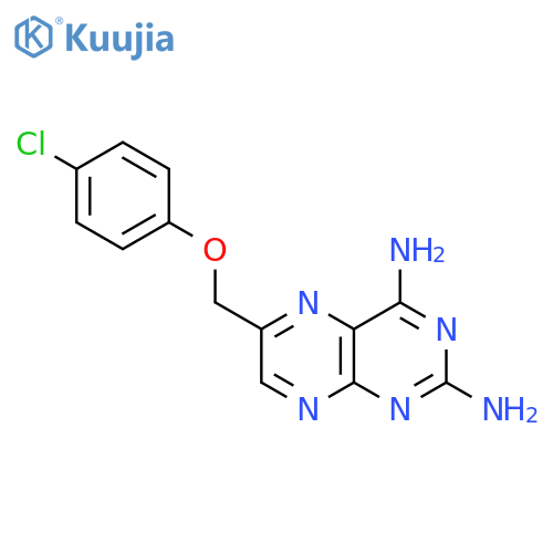 2,4-Pteridinediamine, 6-[(4-chlorophenoxy)methyl]- structure