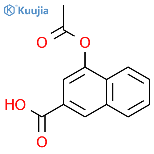 4-(Acetyloxy)-2-naphthalenecarboxylic Acid structure