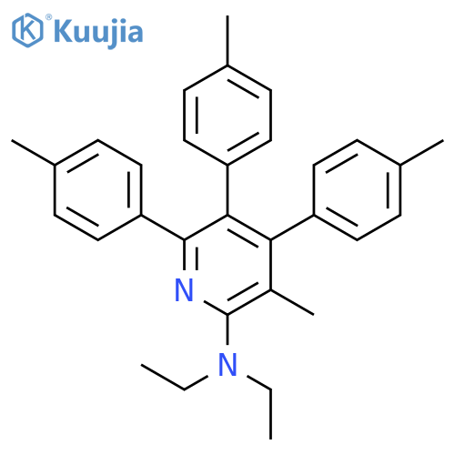 2-Pyridinamine, N,N-diethyl-3-methyl-4,5,6-tris(4-methylphenyl)- structure