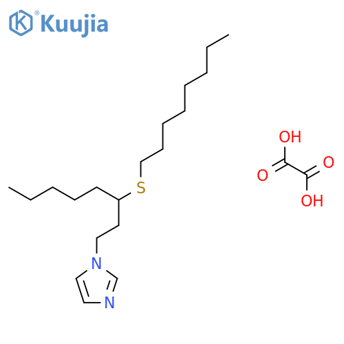 1H-IMIDAZOLE, 1-[3-(OCTYLTHIO)OCTYL]-, ETHANEDIOATE structure