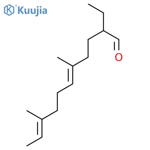 5,9-Undecadienal, 2-ethyl-5,9-dimethyl- structure