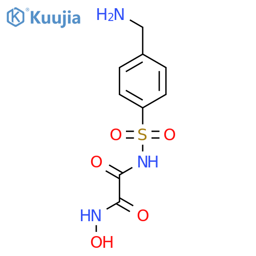 Ethanediamide, N-[[4-(aminomethyl)phenyl]sulfonyl]-N'-hydroxy- structure