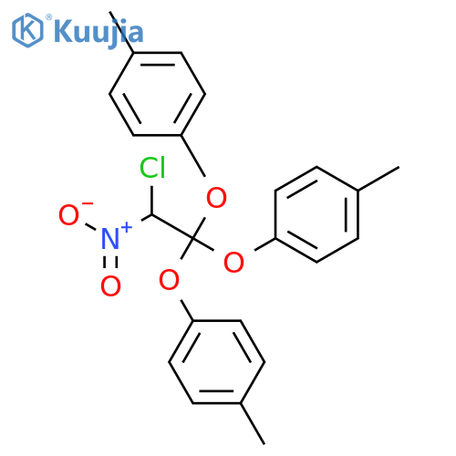 Benzene, 1,1',1''-[(chloronitroethylidyne)tris(oxy)]tris[4-methyl- structure