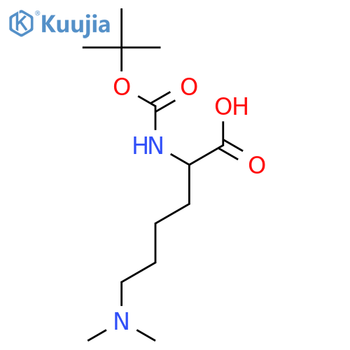 Boc-Lys(Me)2-OH structure