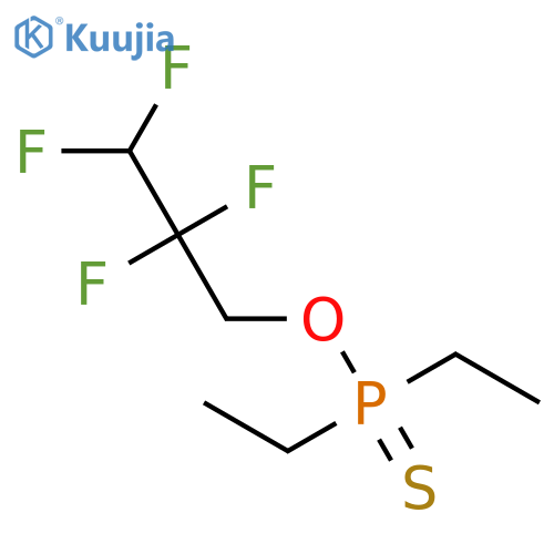 Phosphinothioic acid, diethyl-, O-(2,2,3,3-tetrafluoropropyl) ester structure