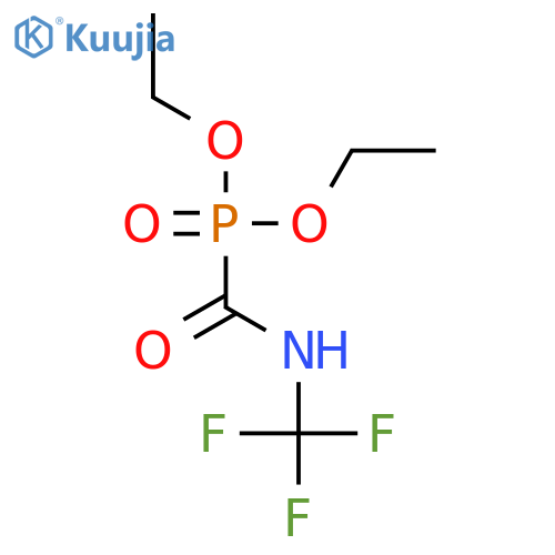 PHOSPHONIC ACID, [[(TRIFLUOROMETHYL)AMINO]CARBONYL]-, DIETHYL ESTER structure