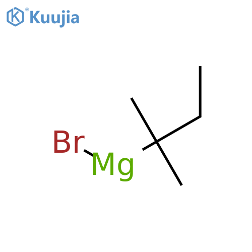 Magnesium, bromo(1,1-dimethylpropyl)- structure